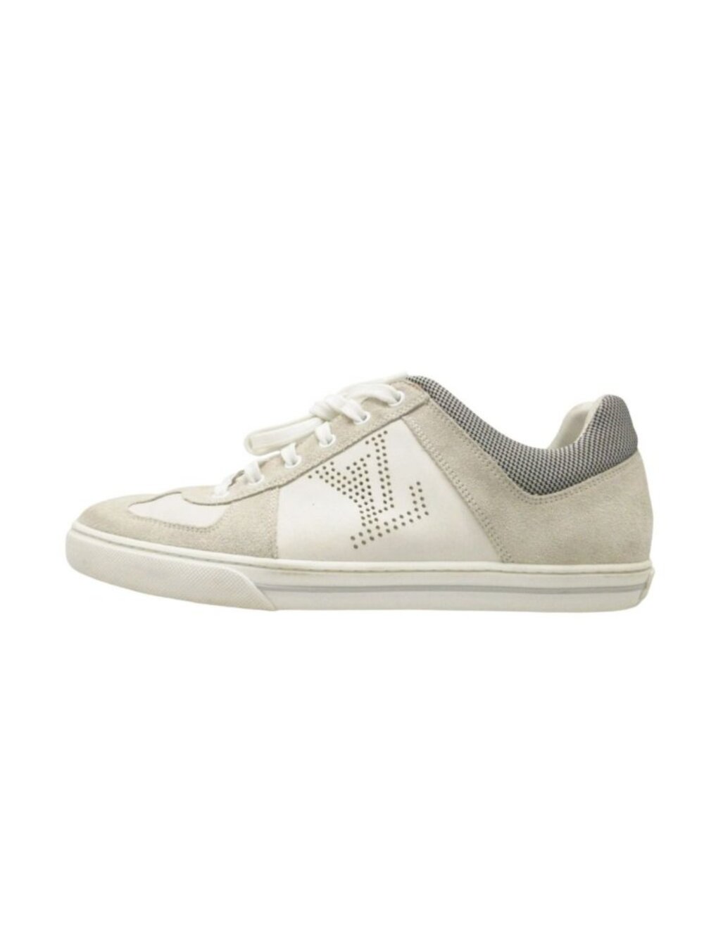 Louis Vuitton Sneakers German Trainers Low Cut Shoes Suede LV Logo Perforated